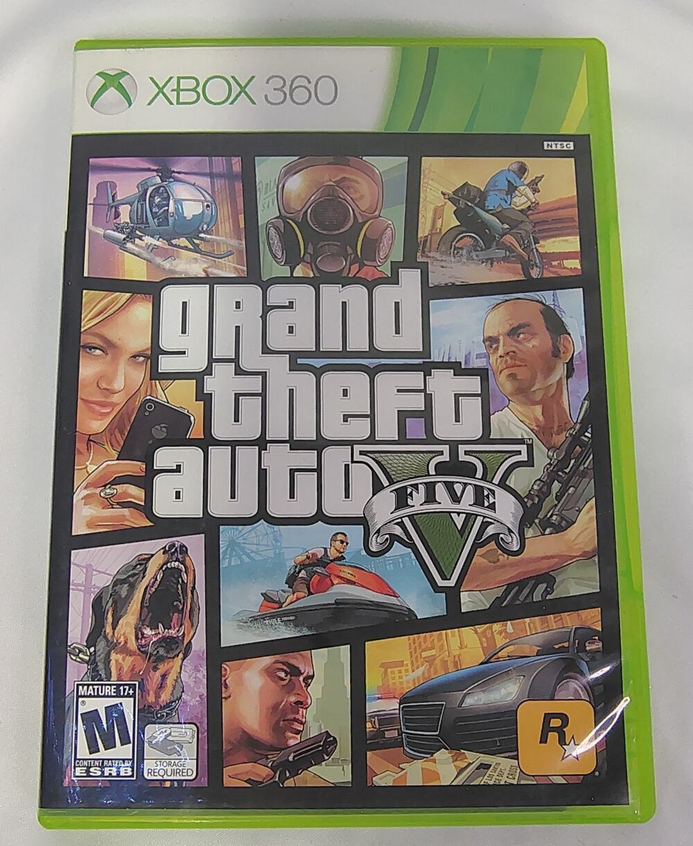 Grand Theft Auto 5 V (Xbox 360, 2013) Complete Map + Manual - Tested & Working